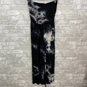 ANTISTAR Tie Dye Strapless Jumpsuit